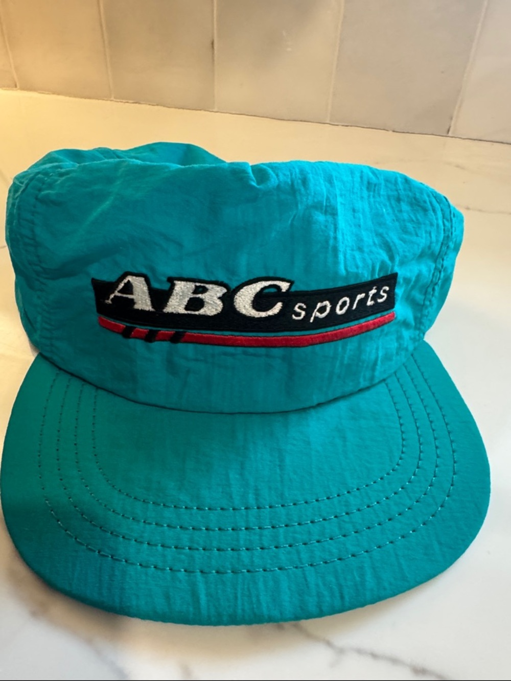 ABC Sports Teal Vintage Strapback Hat